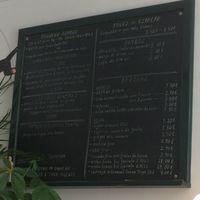 The menu at Namban Oporto Kitchen Cafe in Porto