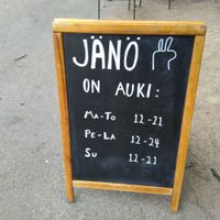 Opening times at Jänö in Helsinki