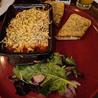 Mediterranean vegetable lasagne at Coppi in Belfast