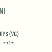Menu as of May 2025 at Coppi in Belfast