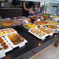 Buffet at Villa Vegana in Brasilia
