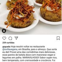 Um dos pratos mais gostosos! at Villa Vegana in Brasilia