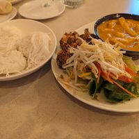 Nam Prik with Tofu. Background Tofu fresh summer roll. at Thai Gourmet in Pittsburgh