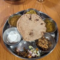 Semolina dessert with dates and almonds sooo good at Thali in Reno