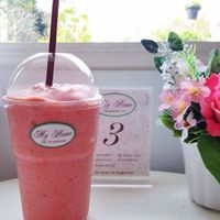 Strawberry Smoothie at My Home Cafe & Vegetarian in Chiang Mai