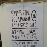 New Management Riverside Sourdough  at Riverside Sourdough Cafe @ the embassy in Cardiff