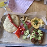 vegan tray at Brother Hubbard - North in Dublin