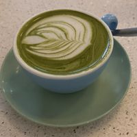 matcha with oat milk  at Brother Hubbard - North in Dublin