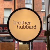 Brother Hubbard sign at Brother Hubbard - North in Dublin