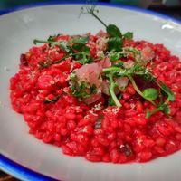 Risotto at The Perch in Oxford