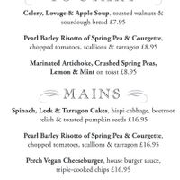 Menu - July 2023  at The Perch in Oxford