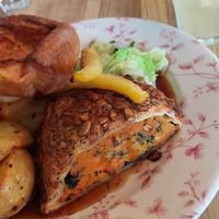 Sunday Roast, squash wellington at The Perch in Oxford