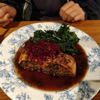 Pumpkin wellington at The Perch in Oxford