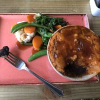 Quinoa and lentil cottage pie  at The Gardener's Arms in Alderton
