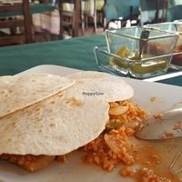 Vegan fajita at Las Mañanitas  in Potes