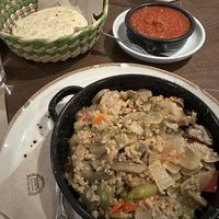 Fajitas (sauce on the side)  at Las Mañanitas  in Potes