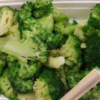 steamed broccoli  at China Xpress in New Port Richey