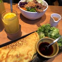 Banh xeo chay - Veganer Pfannkuchen  at Vi Pho in Frankfurt