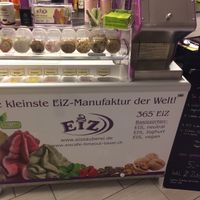 Ice cream selection at Time Out Eiscafe in Basel