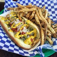 Chicago Dog at PJ's Grill in Carson