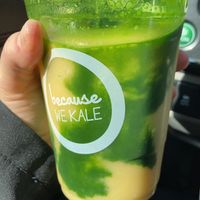 Tropical twist with an added wheat grass shot  at Organika Kitchen in Southport