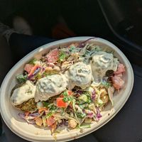 Mediterranean bowl at Organika Kitchen in Southport