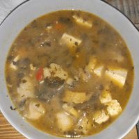 Rastaman soup at Yardie Spice in Homestead