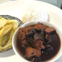 braised vinegar pork at Mori Tea House and Residence in Malacca