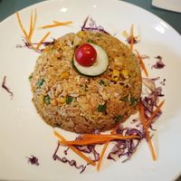 Otah fried rice (with egg) at Mori Tea House and Residence in Malacca