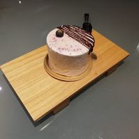 Vegan Snow White cake at Mori Tea House and Residence in Malacca