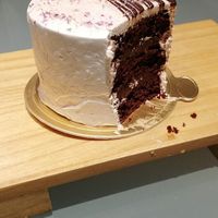 Vegan Snow White cake at Mori Tea House and Residence in Malacca