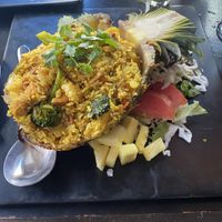 Pineapple fried rice  at Noi Thai in Seattle