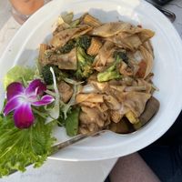 Black noodles  at Noi Thai in Seattle