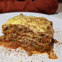 Lasagna at Natu in Santander