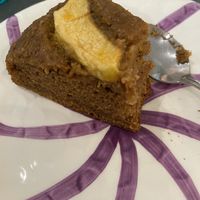 Apple cake after taking a couple of bites at Natu in Santander