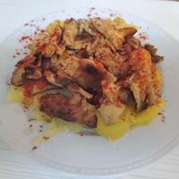 Setas shiitake a feira at Natu in Santander