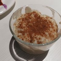 Rice pudding at Natu in Santander