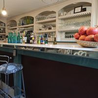 Drinks options / interior at Natu in Santander