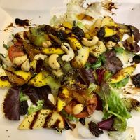 Delicious fresh fruit and nut salad   at Natu in Santander