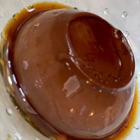 Pudding de algarroba at Natu in Santander