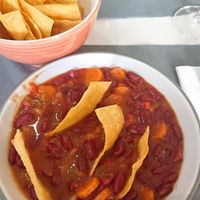 Chili con nachos at Natu in Santander