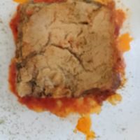 Mousaka de brenjenas at Natu in Santander