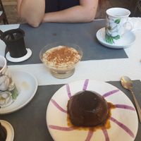 Riz au lait and Kharroub pudding (desserts) at Natu in Santander