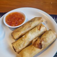 Vegan Springrolls at Bangkok Cafe in Trondheim