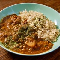 vegan curry made of 16 spices at .RAW in Tokyo