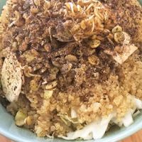 Raw salad. Lots of options of yummy dressings  at .RAW in Tokyo