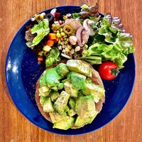 Avocado Toast at .RAW in Tokyo