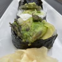 Vegan lotus roll
Grilled asparagus, avocado, cucumber, mango, and Ginger at Sushi 101 Bar & Grill in Tempe