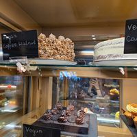 Vegan cakes at Ransoms Tearooms and Restaurant in Jersey