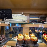 Vegan cakes at Ransoms Tearooms and Restaurant in Jersey